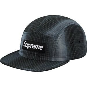 Supreme Tie Dye Ripstop Camp Cap Black S19